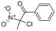 1-Propanone, 2-chloro-2-nitro-1-phenyl- (9CI) Struktur