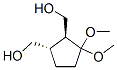 1,2-Cyclopentanedimethanol,3,3-dimethoxy-,(1S-trans)-(9CI) Struktur