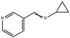 Cyclopropanamine, N-(3-pyridinylmethylene)- (9CI) Struktur