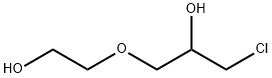 1-chloro-3-(2-hydroxyethoxy)propan-2-ol Struktur