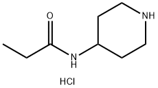 N-(4-Piperidinyl)propanamide hydrochloride Struktur