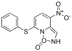 4-Nitro-7-phenylthiobenzofurazane 1-oxide Struktur