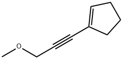 Cyclopentene, 1-(3-methoxy-1-propynyl)- (9CI) Struktur