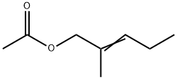 2-methylpent-2-en-1-yl acetate Struktur