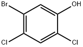 Phenol, 5-broMo-2,4-dichloro- Struktur