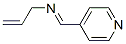 2-Propen-1-amine,N-(4-pyridinylmethylene)-,(E)-(9CI) Struktur