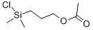 3-ACETOXYPROPYL DIMETHYLCHLOROSILANE Struktur