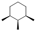 CIS,TRANS,CIS-1,2,3-TRIMETHYLCYCLOHEXANE Struktur