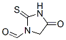 1-Imidazolidinecarboxaldehyde, 4-oxo-2-thioxo- (9CI) Struktur