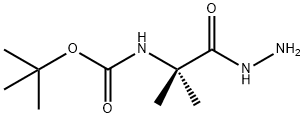 Alanine, N-[(1,1-dimethylethoxy)carbonyl]-2-methyl-, hydrazide (9CI) Struktur