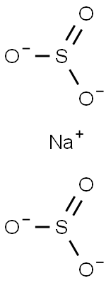 disulphurous acid, sodium salt  Struktur