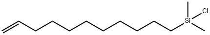 10-UNDECENYLDIMETHYLCHLOROSILANE Struktur