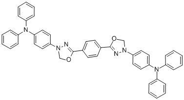 1,4-BIS(5-(4-DIPHENYLAMINO)PHENYL-1,3,4-OXADIAZOL-2-YL)BENZENE Struktur