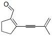 1-Cyclopentene-1-carboxaldehyde, 2-(3-methyl-3-buten-1-ynyl)- (9CI) Struktur