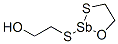 2-(1,3,2-oxathiastibolan-2-ylthio)ethanol Struktur