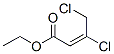 3,4-Dichloroisocrotonic acid ethyl ester Struktur