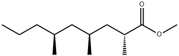 [2S,4S,6R,(+)]-2,4,6-Trimethylnonanoic acid methyl ester Struktur