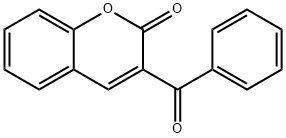 3-Benzoylcoumarin Struktur