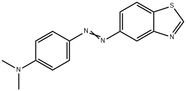 6-DIMETHYLAMINOPHENYLAZOBENZTHIAZOLE Struktur