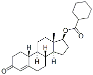 17beta-hydroxyestr-4-en-3-one 17-(cyclohexanecarboxylate) Struktur