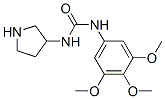 1-(3-Pyrrolidinyl)-3-(3,4,5-trimethoxyphenyl)urea Struktur