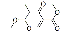 2H-Pyran-5-carboxylicacid,2-ethoxy-3,4-dihydro-3-methyl-4-oxo-,methylester(9CI) Struktur