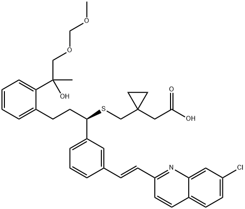 2-Methoxymethyl Montelukast 1,2-Diol
(Mixture of Diastereomers) Struktur