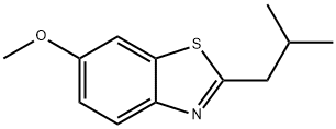 Benzothiazole, 6-methoxy-2-(2-methylpropyl)- (9CI) Struktur