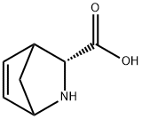 (1R)-2-Azabicyclo[2.2.1]hept-5-ene-3-carboxylic acid Struktur