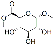 alpha-d-Glucopyranosiduronic acid, methyl, methyl ester Struktur