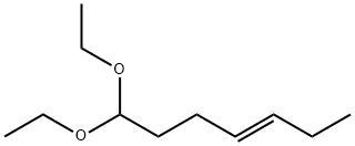 (E)-4-Heptenal diethyl acetal Struktur