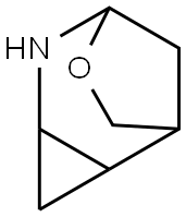 7-Oxa-5-azatricyclo[4.2.1.02,4]nonane(9CI) Struktur