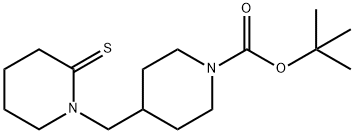 1-Boc-4-(2-thioxopiperidin-1-ylMethyl)piperidine Struktur