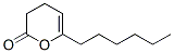 6-hexyl-3,4-dihydro-2H-pyran-2-one Struktur