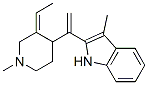 2-[1-(3-Ethylidene-1-methyl-4-piperidinyl)vinyl]-3-methyl-1H-indole Struktur