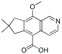 7,8-Dihydro-9-methoxy-7,7-dimethyl-6H-cyclopent[g]isoquinoline-5-carboxylic acid Struktur