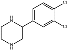 2-(3,4-DICHLORO-PHENYL)-PIPERAZINE Struktur