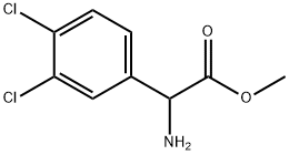 3,4-DICHLORO PHENYL GLYCINE METHYL ESTER Struktur