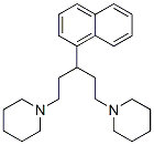 1,1'-[3-(1-Naphtyl)pentane-1,5-diyl]dipiperidine Struktur