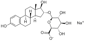 1,3,5[10]-ESTRATRIENE-3,16ALPHA,17BETA-TRIOL 16-GLUCURONIDE SODIUM SALT Struktur