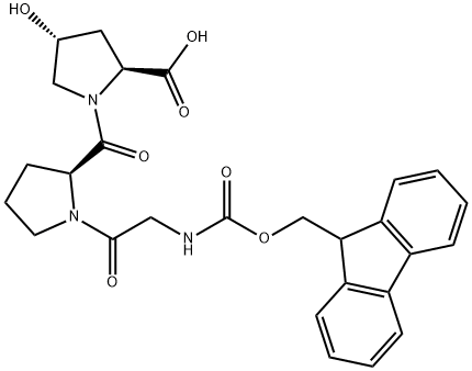 FMOC-GLY-PRO-HYP-OH Structure