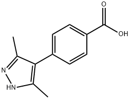 4-(3,5-DIMETHYL-1H-PYRAZOL-4-YL)-BENZOIC ACID Struktur