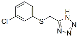 5-[(m-Chlorophenylthio)methyl]-1H-tetrazole Struktur