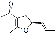 Ethanone, 1-[4,5-dihydro-2-methyl-5-(1-propenyl)-3-furanyl]-, [S-(Z)]- (9CI) Struktur