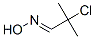2-chloro-2-methylpropionaldehyde oxime  Struktur