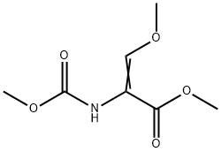 2-Propenoic  acid,  3-methoxy-2-[(methoxycarbonyl)amino]-,  methyl  ester Struktur