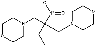 4,4'-(2-ethyl-2-nitropropane-1,3-diyl)bismorpholine Struktur