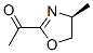 Ethanone, 1-(4,5-dihydro-4-methyl-2-oxazolyl)-, (S)- (9CI) Struktur