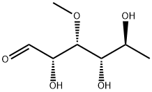 3-O-Methyl-6-deoxy-L-glucose Struktur