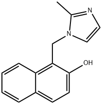 1-((2-Methyl-1H-iMidazol-1-yl)Methyl)naphthalen-2-ol Struktur